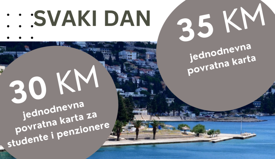 Povoljne jednodnevne povratne karte za Neum