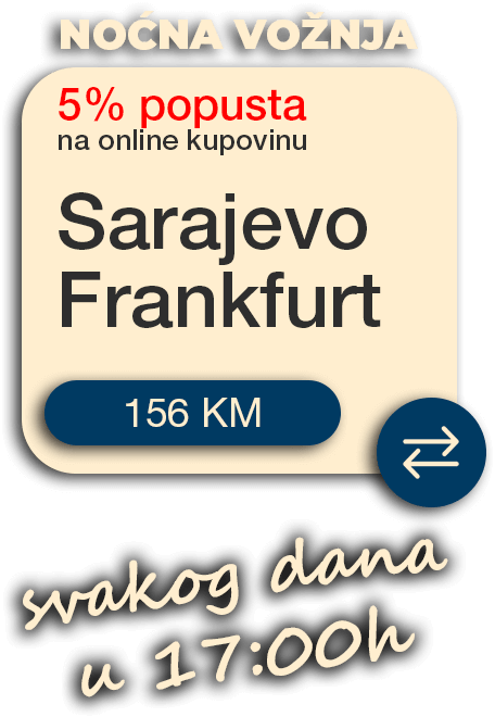 Sarajevo-Frankfurt svaki dan