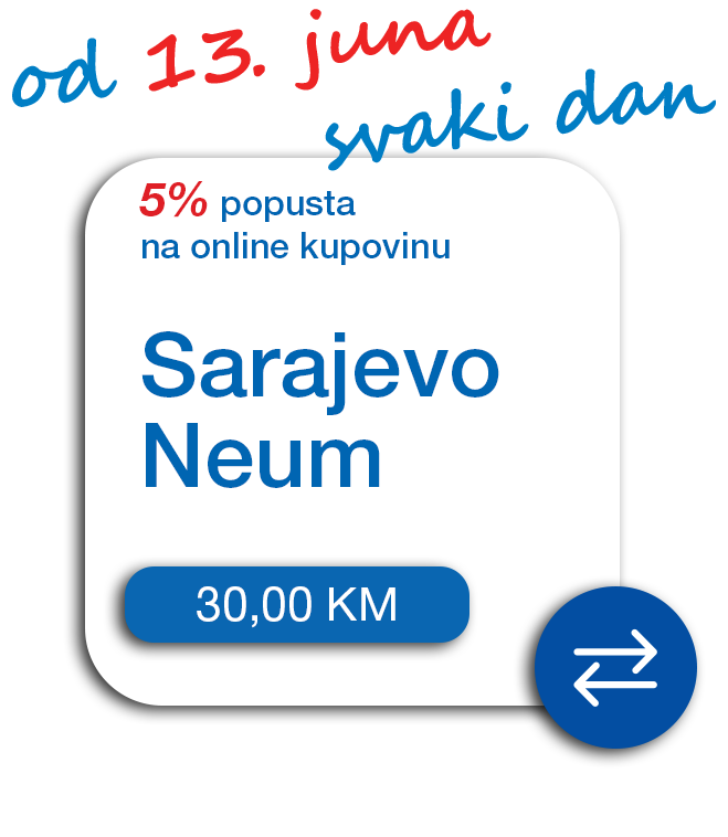 Sarajevo-Neum svaki dan