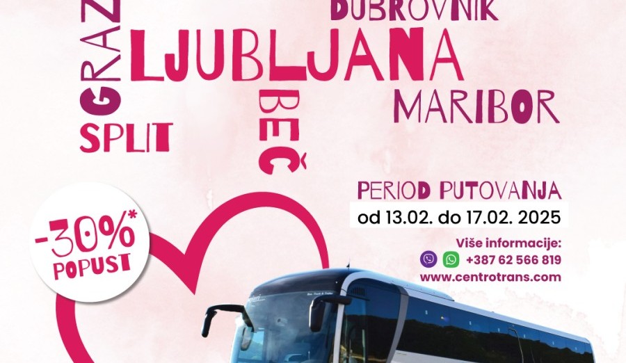 Ljubav je putovanje – Valentinovo stiže